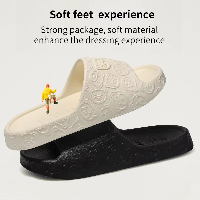 Non-Slip Slippers Female Outer Wear 2024 New Bathroom Bathroom Indoor Home Sandals Female Summer Eva