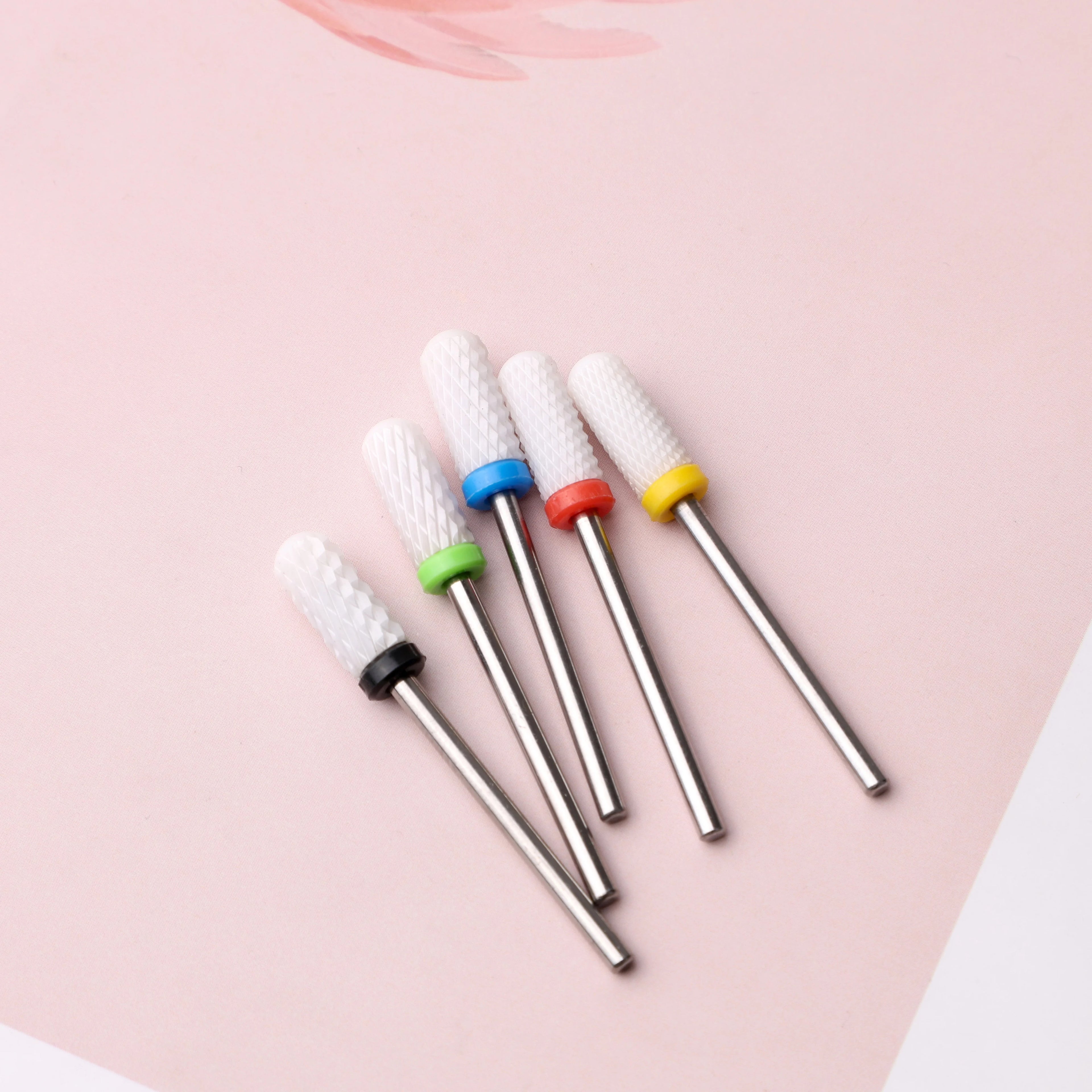 Ceramic Nail Drill Bit Milling Cutter for Manicure Pedicure Nail Files Buffer Nail Art Equipment Accessory