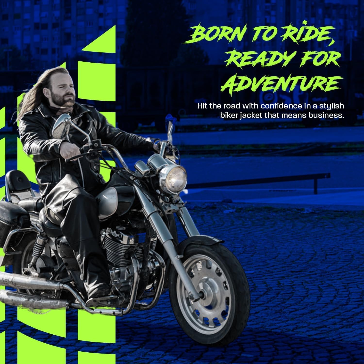 Brando Leather Motorcycle Jacket for Men, Genuine Black Leather Jacket with Removable CE Armor for Motorbike Riding