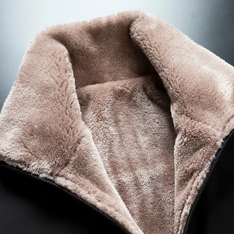 Men Winter Windproof Warm Thick Fleece Jacket Men Fashion Casual Coat Men Autumn Brand Outwear Outdoor Classic Jacket Men